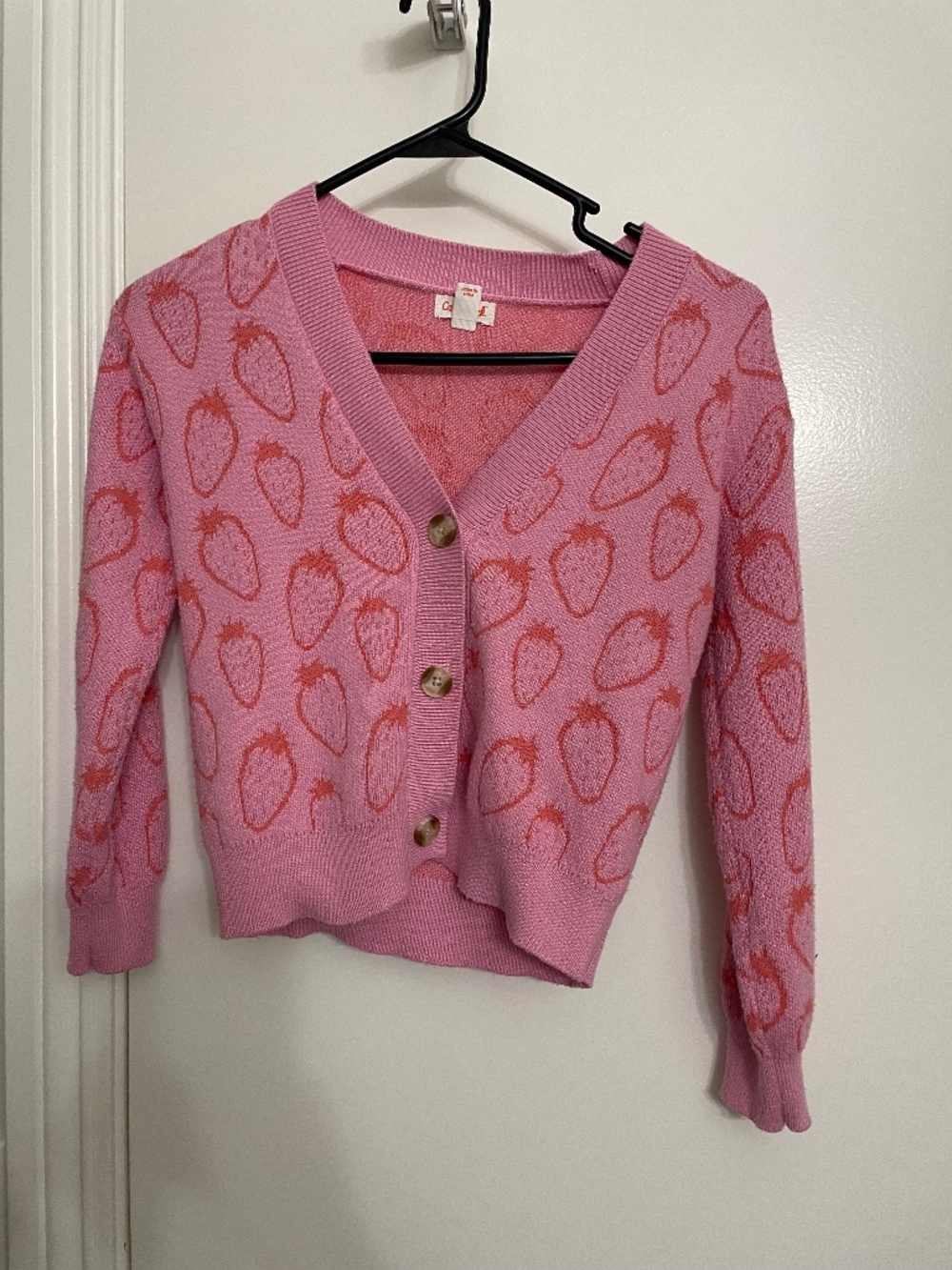 Cat & Jack strawberry cardigan